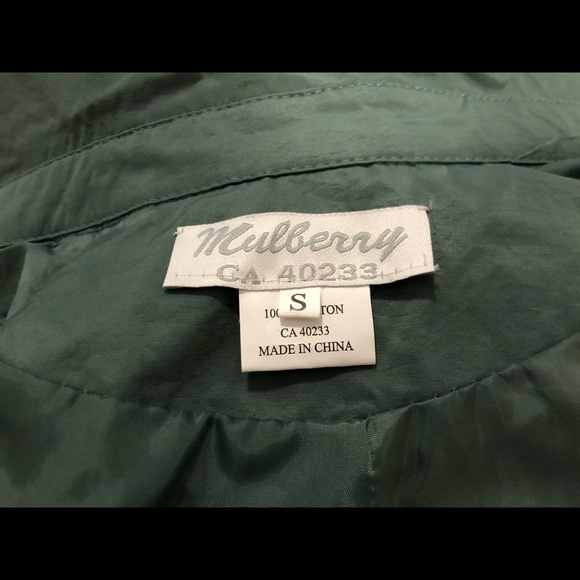 Mulberry Waterproof  Green Jacket - Picture 6 of 6